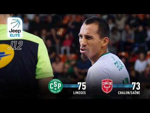 Jeep® ÉLITE : Limoges vs Chalon/Saône (J12)