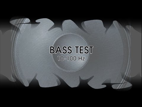 10 Hz to 100 Hz BASS TEST Subwoofer Test | frequency sweep
