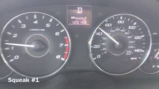 2011 Subaru Outback 2.5 Belt & Idler Pulley Replacement; CVT Transmission Squeal