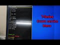 T-Series/crown led tv service mode/service menu