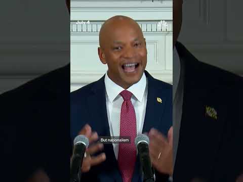 Maryland Gov. Wes Moore warns patriotism isn't 'interchangeable' with nationalism