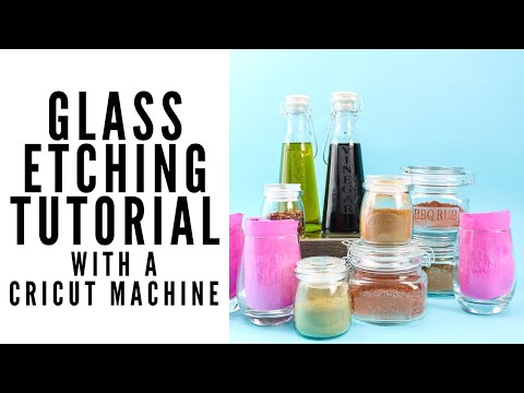 How to Etch Glass with Your Cricut Machine