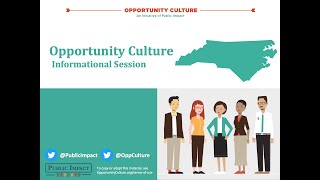 North Carolina Opportunity Culture Info Session
