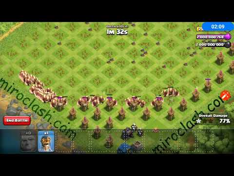 199x giant  VS  max base archer tower