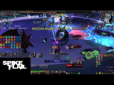 Spike Flail vs. Sisters of the Moon Mythic - Affliction Lock and Raid Leader PoV
