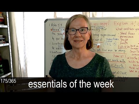 Day 175/365 A week of focusing on the right way to act in response to life – the foundation counts.