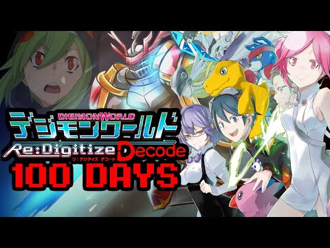 I Spent 100 Days In Digimon World Re:Digitize For My Childhood