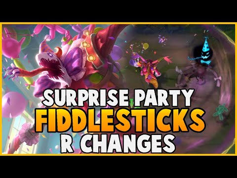 Surprise Party Fiddlesticks Skin - Ultimate Changes Preview (League of Legends)