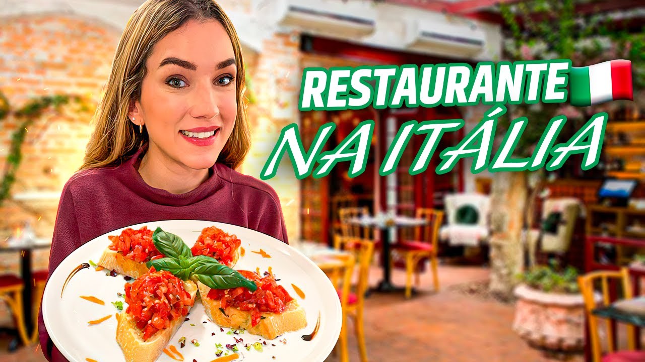 PROVANDO COMIDAS NA ITÁLIA!