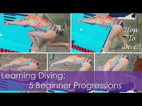 Learning Diving: 5 Beginner Progressions to Learn How to Dive!!