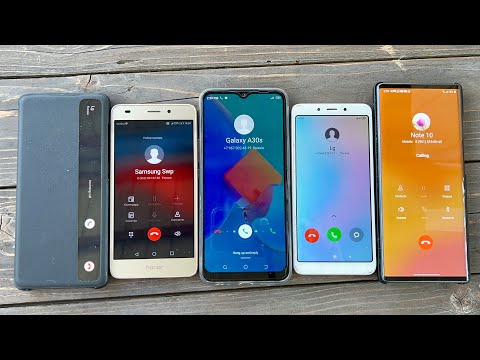 Lenovo Vibe 6041 vs Alcatel One Touch incoming Call Microsoft Windows & Samsung Note3 & Note20+