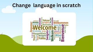 How to change language of scratch