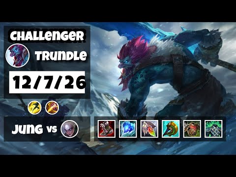 Trundle 11.17 S11 Jungle Challenger Replay (12/7/26) - KOREAN