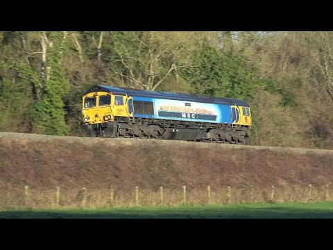 66709 MSC Livery, 0Z27 @ Avoncliff - 12/01/22