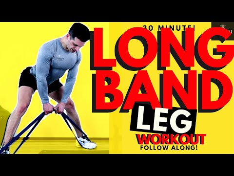 30 min. GREAT Leg Workout with Resistance Bands | Resistance Band Workout Legs | Band Leg Workout