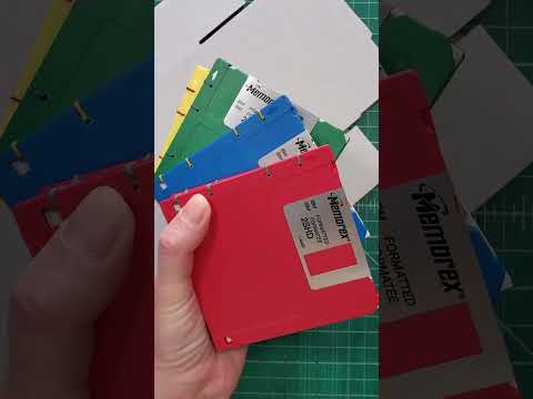 Blast from the Past! // Floppy Disks Repurposed into Notebooks by Stoneburner Books