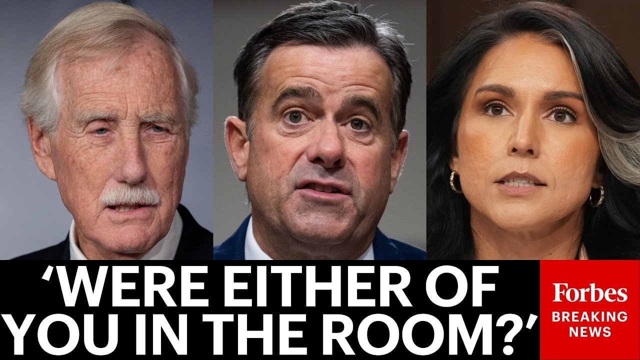 Video | Angus King Grills Tulsi Gabbard, John Ratcliffe Over Trump Comments About Iran's Response To US War
