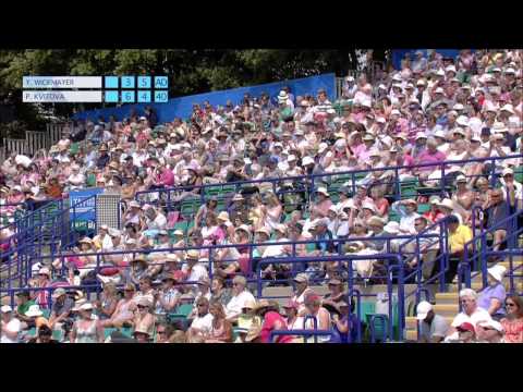 Yanina Wickmayer's victory over Petra Kvitova at the 2013 Aegon International
