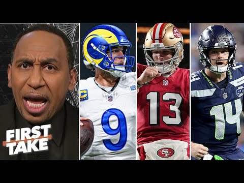 FIRST TAKE | Seahawks & 49ers will battle for NFC's 1-seed - Stephen A Smith on Rams lost to Falcons