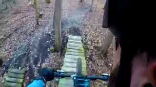 Only my third time through this section... still working my way up to the top of the berms.