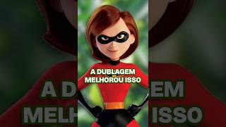 A dublagem MELHOROU essa piada em Os Incríveis