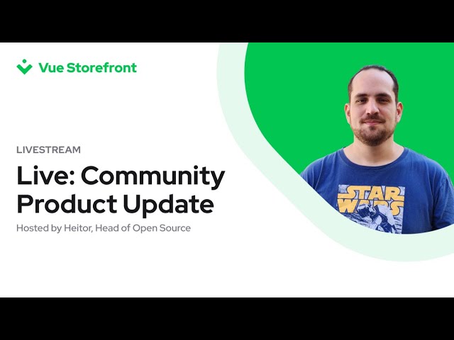 Vue Storefront product / service
