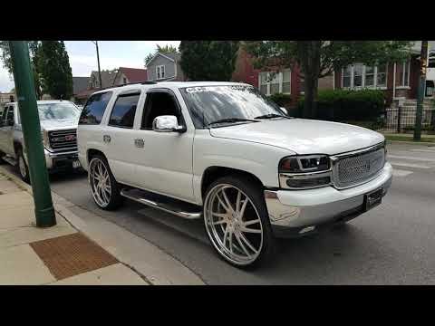 04 gmc yukon 30" billet mtw MASSIVE sound system tiara grille all light upgrades.