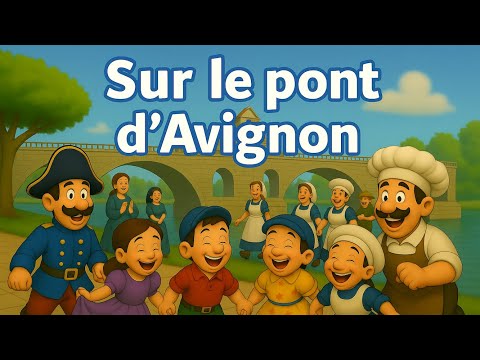 Sur le Pont d'Avignon 🎵 - Comptine pour Enfants