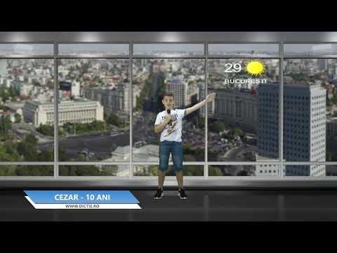CEZAR CIOF ne prezintă vremea - Proiect Meteo cu Daniel Nițoiu la Școala TV Dicție.ro