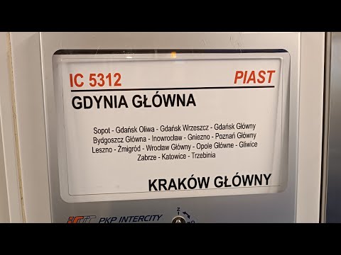 Przejście przez skład IC Piast