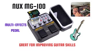 Video thumbnail for NUX MG 100 Electric Guitar Multi Effects Pedal by Roy's Studio Adventures