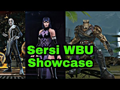Sersi Wbu Showcase With Obelisk - Marvel Future Fight