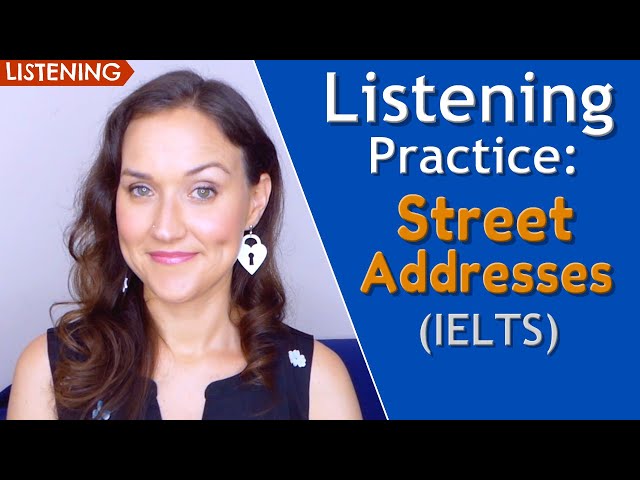 Video Pronunciation of addresses in English
