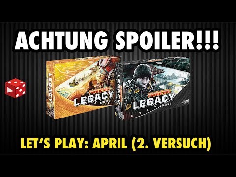ACHTUNG SPOILER!!!: Pandemic Legacy Season 2 - April (2. Versuch) mit Stephan & Benjamin