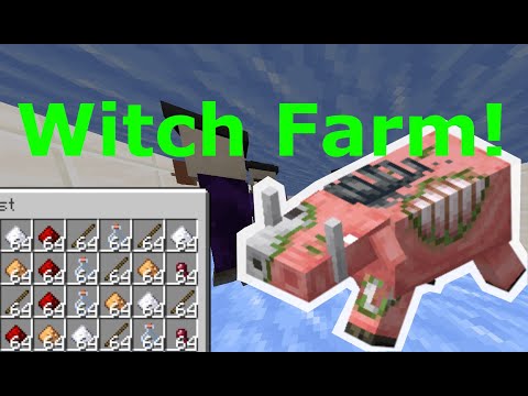 DawgsGaming - EASY and EFFICIENT *WITCH* *FARM* - Minecraft Java