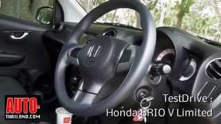 TestDrive Honda Brio V Limited
