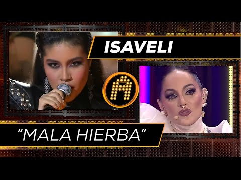 Isaveli dejó impactados a todos con su voz al cantar "Mala Hierba" | La Academia 2024