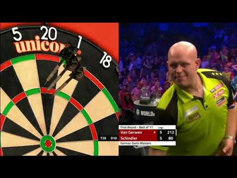 Martin Schindler stuns Michael van Gerwen at the 2019 German Darts Masters