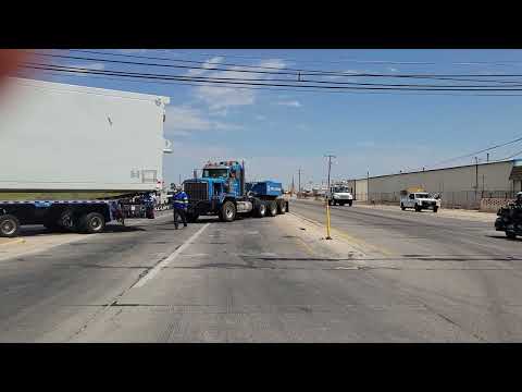 Escorting a superload through SE New Mexico