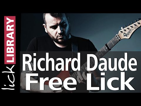 Richard Daude | Guitar Lick Lesson | Pentatonic Tapping Lick