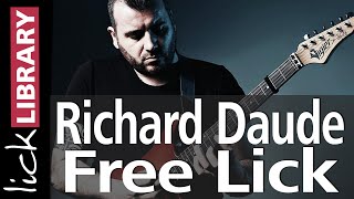 Richard Daude | Guitar Lick Lesson | Pentatonic Tapping Lick