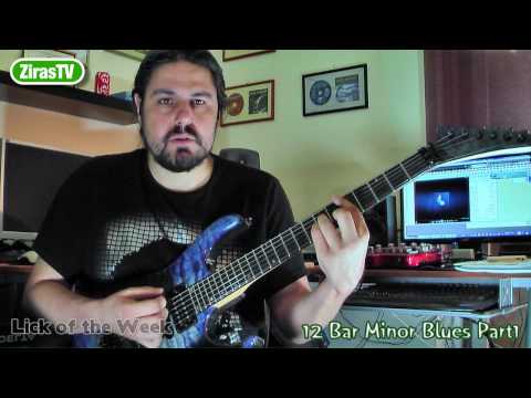 12 Bar Minor Blues (Chords) | Lick of the Week 83