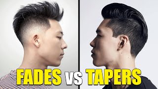 Fade vs. Taper. What's The Difference | Best Hairstyles For Men's Taper Or Fade #taperfade