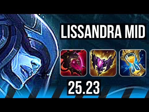 LISSANDRA vs SYNDRA (MID) | 12/1/9 | KR Master | 25.23