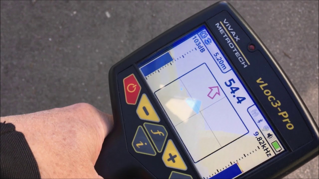 Connecteur émetteur Vivax Metrotech Vloc 3 Style Prise Bleue - Pour Détecteur De Câbles