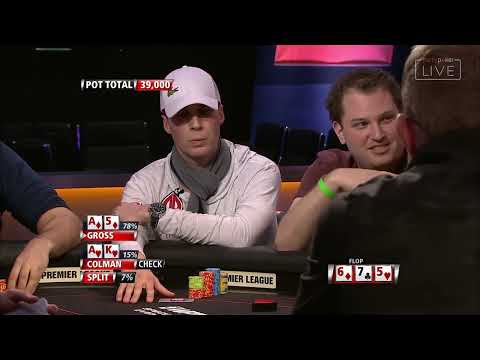 Jeff Gross vs Dan Colman | Classic Hands - Premier League Poker | partypoker