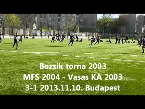 Bozsik torna U11 MFS 2004 - Vasas KA 2003 3-1 2013. 11.10.  Budapest