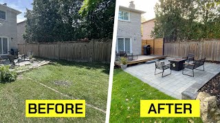 Unbelievable DIY BACKYARD BEFORE & AFTER Transformation | Budget Friendly