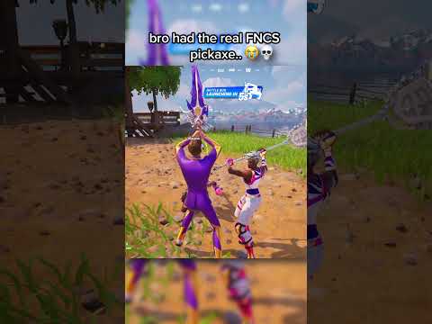 Bro had the REAL FNCS Pickaxe 💀#shorts