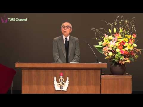 [東京外国語大学］70年越し卒業証書・笹岡太一氏ご挨拶